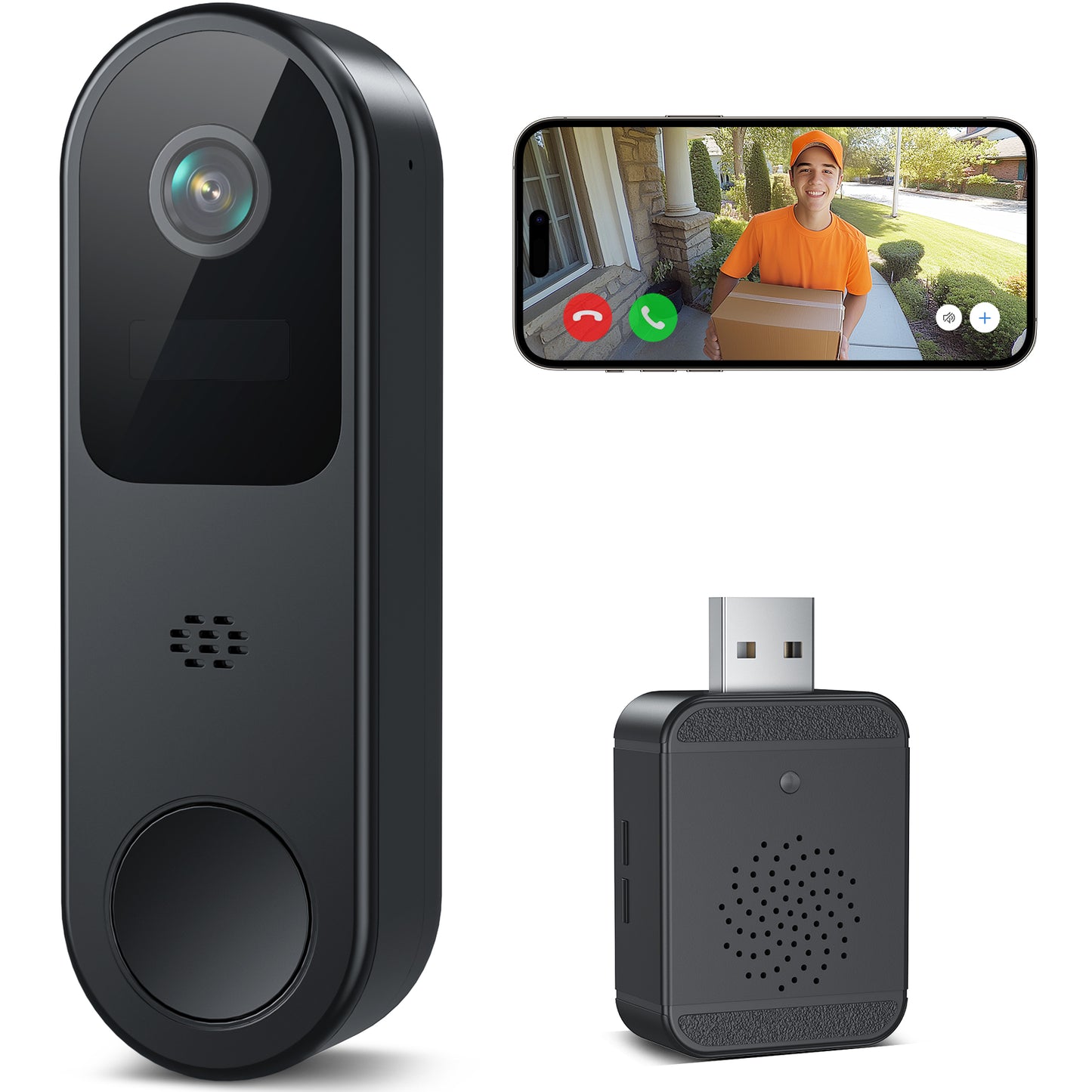 Belleye DB3 2K HD Video Doorbell Camera Wireless